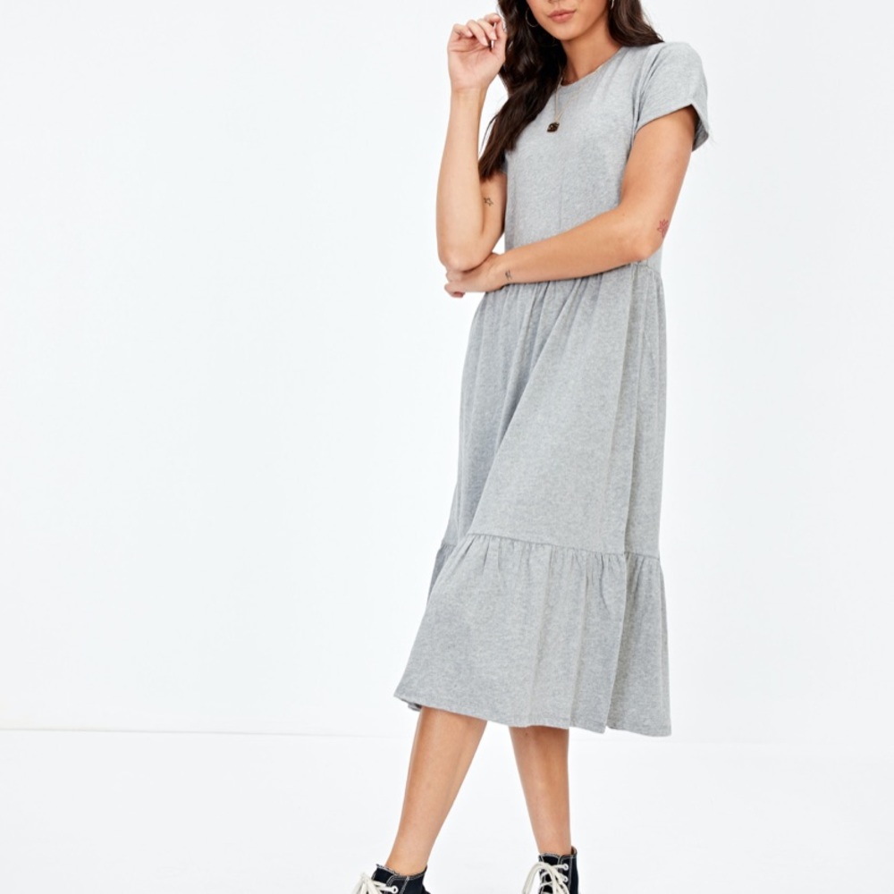 Tiered Midi Dress